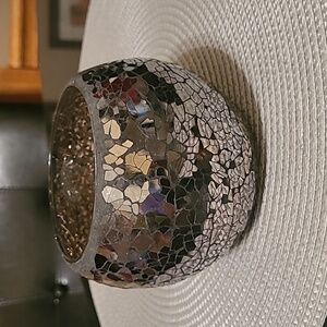 Cracked Glass Tealight Votive